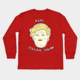 VOTE CRUMP 2016! (DARK COLORS) T-SHIRT Kids Long Sleeve T-Shirt